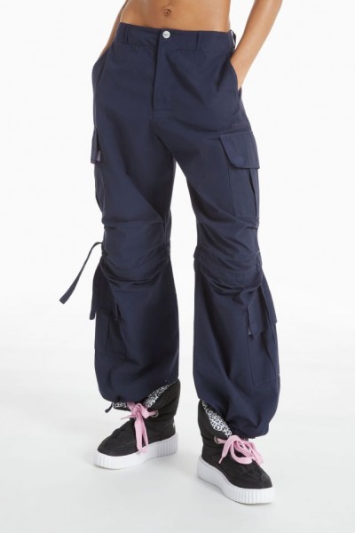 KARGO HLAČE Z DVOJNIMI ŽEPI , TEMNO MODRE