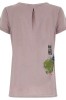 T-SHIRT  S KRATKIMI ROKAVI IN VINTAGE VIDEZA, BEŽ BARVE