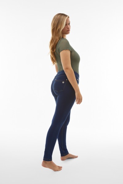 N.O.W.® hlače iz denim jerseya z višjim pasom, 