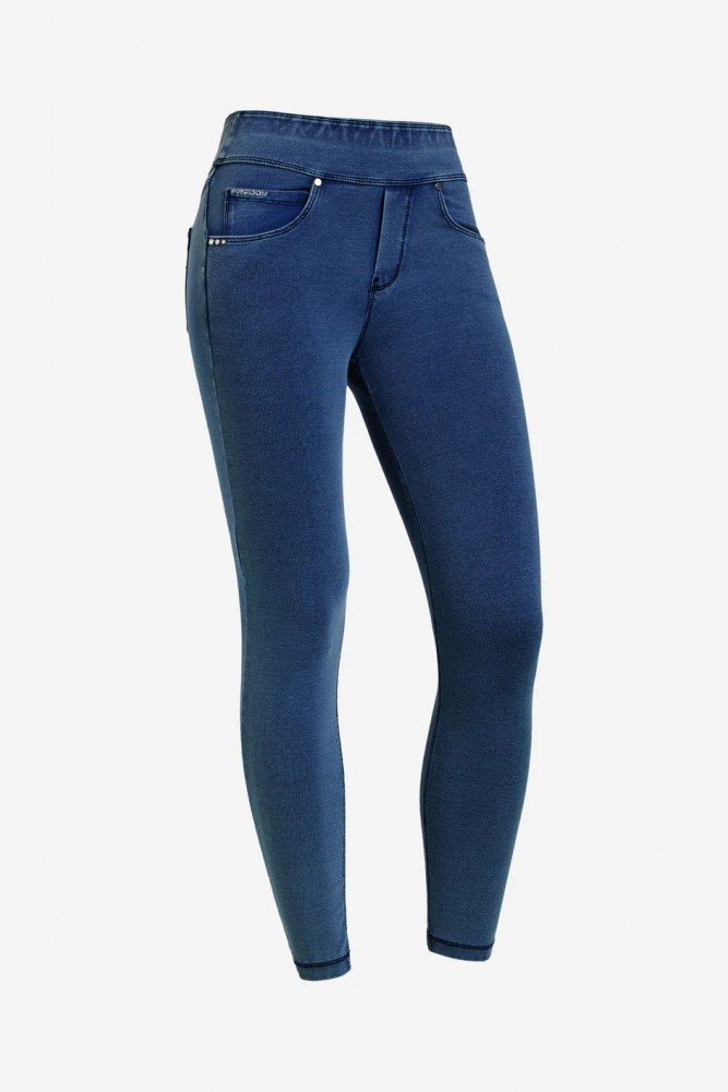 N.O.W.®, 7/8 ,  hlače sa srednjim strukom od denim jersey materijala