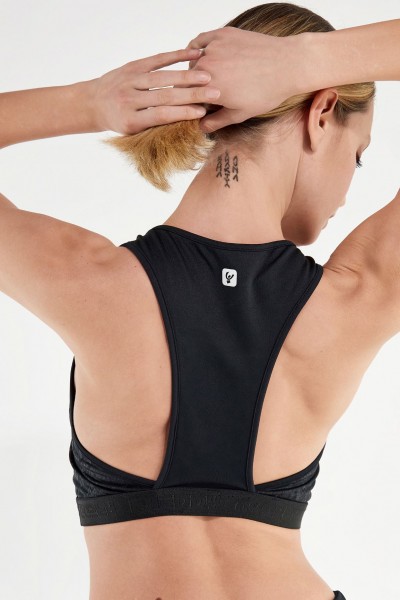 ŠPORTNI NEDRČEK Z ZRAČNO TKANINO