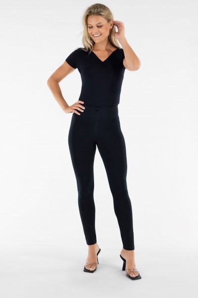 WR.UP® skinny hlače push-up z visokim pasom iz organskega bombaža, 