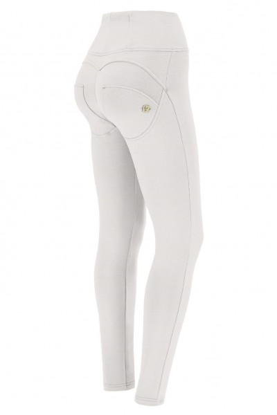 WR.UP® SKINNY KLASIK HLAČE  V VISOKEM PASU, SMETANO BELA