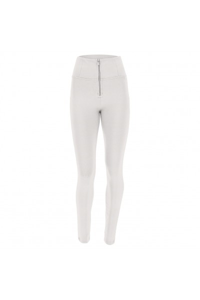 WR.UP® SKINNY KLASIK HLAČE U VISOKEM STRUKU, SMETANO BIJELA, 