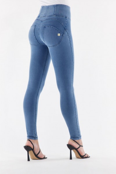WR.UP®, VISOK PAS, ORGANSKI BOMBAŽ, SKINNY, DENIM EFEKT, SVETLO SPRANE