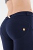 WR.UP® skinny push up hlače iz organskega bombaža z običajnim pasom