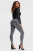 WR.UP ®, NORMALEN PAS, ORGANSKI BOMBAŽ,  SKINNY, SIVE, DENIM EFEKT, 