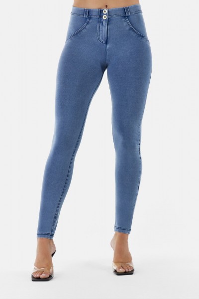 WR.UP®, NORMALEN PAS, ORGANSKI BOMBAŽ, SKINNY, DENIM EFEKT, SVETLO SPRANE