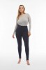 WR.UP® skinny hlače push-up z visokim pasom iz organskega bombaža, modra