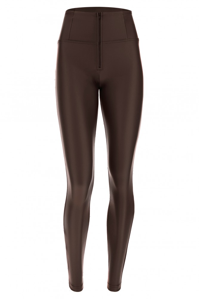 WR.UP® push up, superskinny hlače od umjetne kože s visokim strukom