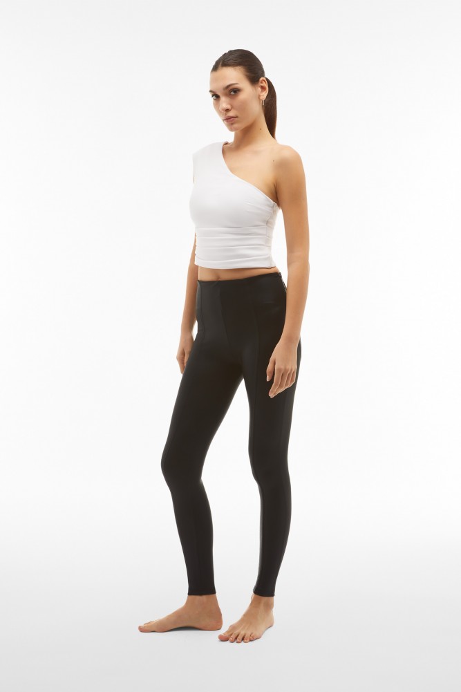 WR.UP®. hlače push-up  DIWO® tkanina z visokim pasom iz sijoče tkanine,