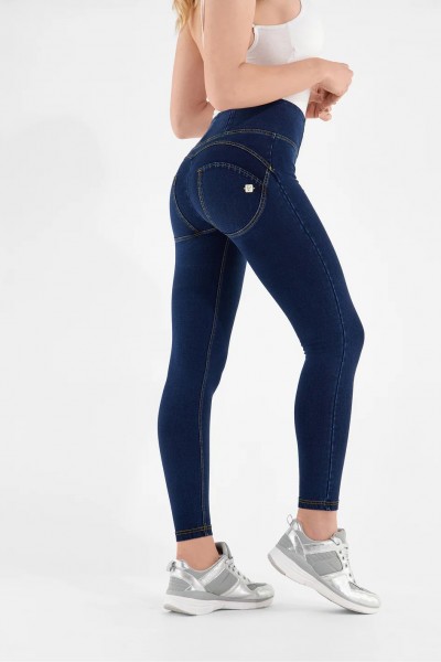 WR.UP® 7/8 superskinny hlače z visokim pasom in zadrgo,