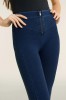 WR.UP® super skinny push-up hlače 7/8 dolžine z videzom jeansa