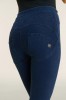 WR.UP® super skinny push-up hlače 7/8 dolžine z videzom jeansa