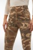 WR.UP® hlače z visokim pasom, vojaški vzorec in zadrgo iz kamuflažnega džersija, 