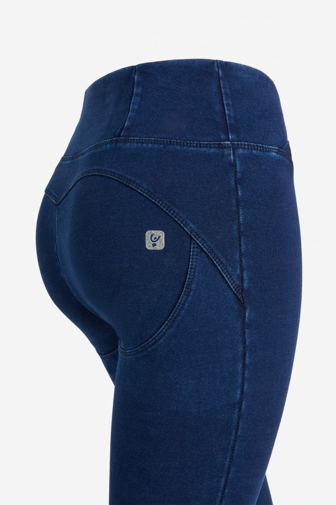 WR.UP® CORE hlače z visokim pasom iz džersija z jeans videzom