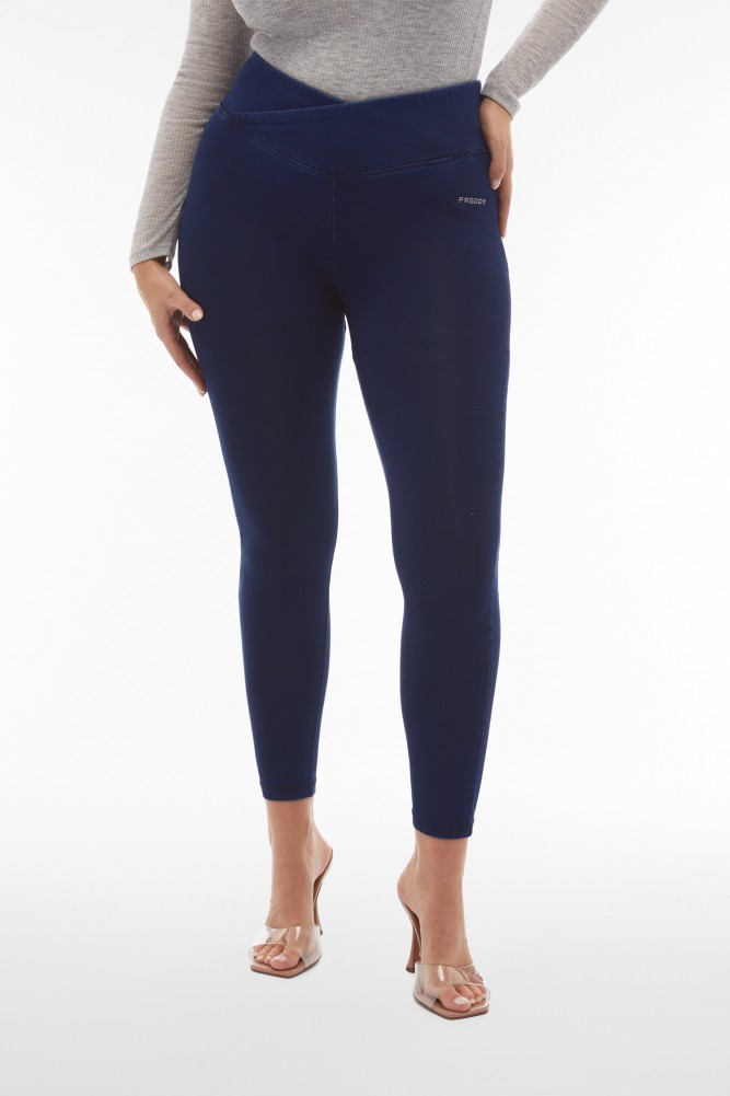 WR.UP® CORE hlače z visokim pasom iz džersija z jeans videzom