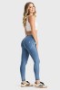WR.UP® CORE hlače z normalnim pasom iz Tencel temnega denim-a, 